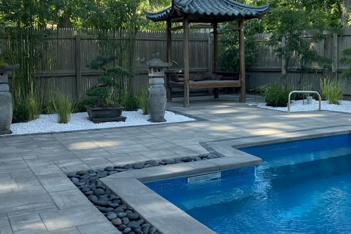 Stone Pool Deck